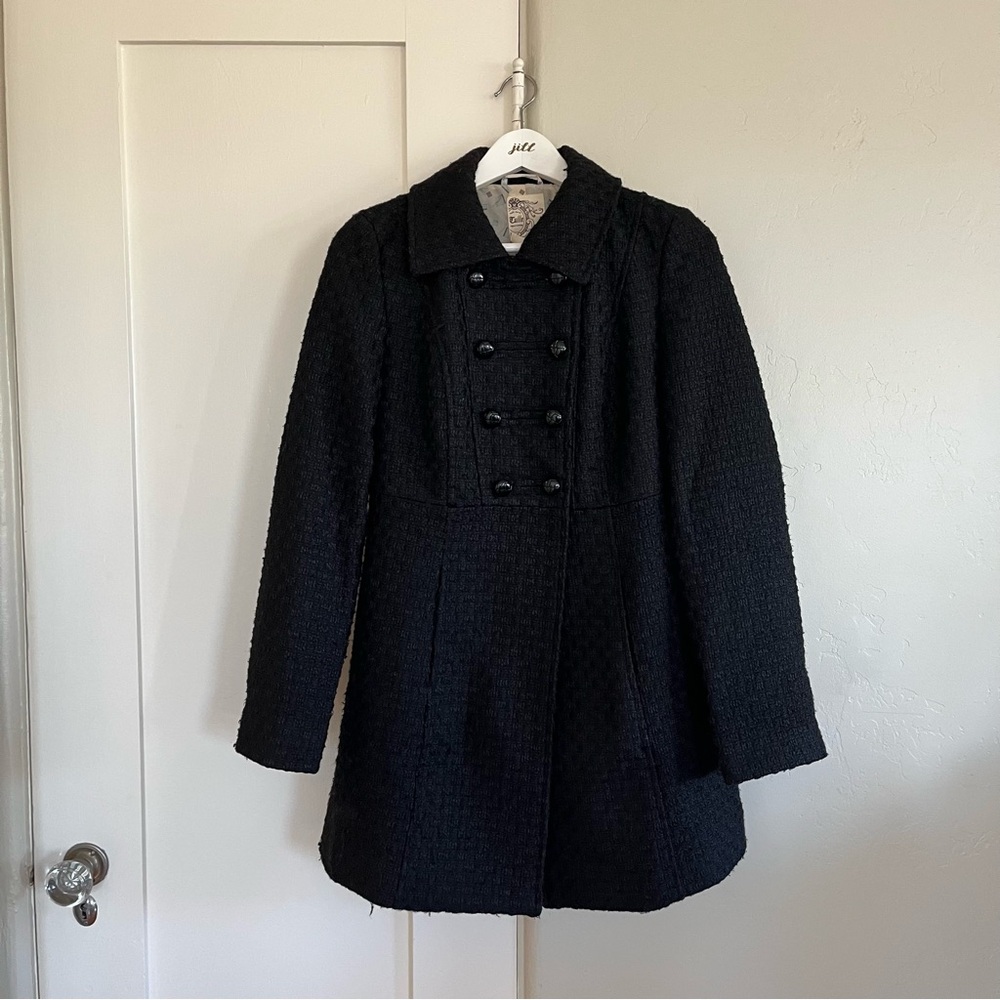 🤍 euc | Tulle | Textured Pea Coat